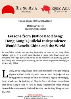 Lessons from Justice Bao Zheng: Hong Kong's Judicial Independence Would Benefit China and the World - Rising Asia Journal