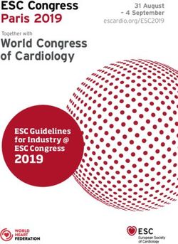 ESC Congress Paris 2019 World Congress of Cardiology - 2019 ESC Guidelines for Industry @ ESC Congress - ESC Exhibition