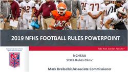 2019 NFHS FOOTBALL RULES POWERPOINT - NCHSAA State Rules Clinic Mark Dreibelbis/Associate Commissioner - North Carolina High ...