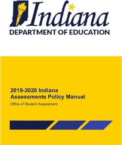 2019-2020 Indiana Assessments Policy Manual - Office of Student Assessment