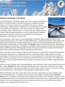 Reading: Using Senses in the Winter - Tahoe Institute for ...