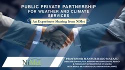 PUBLIC PRIVATE PARTNERSHIP - FOR WEATHER AND CLIMATE - Amazon AWS