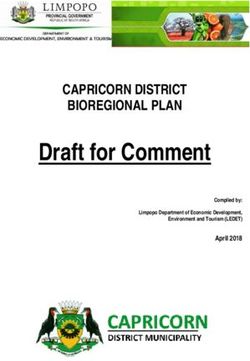 Draft for Comment CAPRICORN DISTRICT BIOREGIONAL PLAN - April 2018