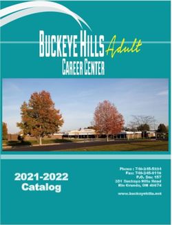 Catalog 2021-2022 - Buckeye Hills Career Center