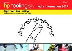 Media information 2019 - high precision tooling Machine Tools, PCD, PVD, CVD, CBN, Hard Metal - Dr. Harnisch Verlag