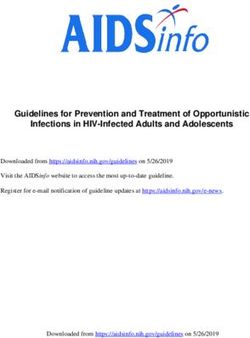 Guidelines for Prevention and Treatment of Opportunistic Infections in HIV-Infected Adults and Adolescents - NIH