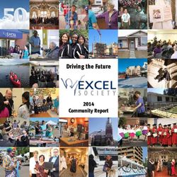 Driving the Future 2014 Community Report - Excel Society