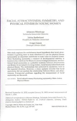 FACIAL ATTRACTIVENESS, SYMMETRY, AND PHYSICAL FITNESS IN YOUNG WOMEN