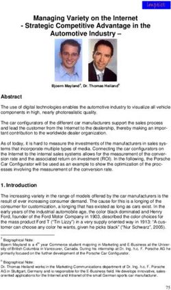 Managing Variety on the Internet - Strategic Competitive Advantage in