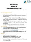 COVID-19 MANAGEMENT PLAN MARCH 2020