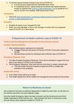 COVID-19 MANAGEMENT PLAN MARCH 2020