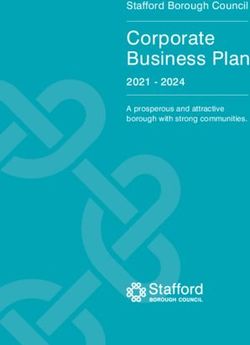 Corporate Business Plan 2021 - 2024 Stafford Borough Council