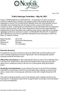 Public Hearings Committee - May 04, 2021 - Norfolk County