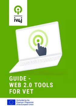 GUIDE - WEB 2.0 TOOLS FOR VET