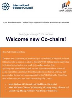 Welcome new Co-chairs! - Ready for change? We are too - worlddatasystem.org