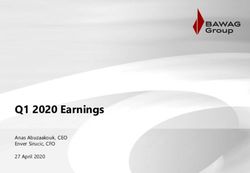 Q1 2020 Earnings Anas Abuzaakouk, CEO Enver Sirucic, CFO 27 April 2020
