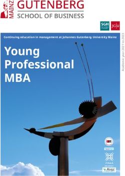 Young Professional MBA - Continuing education in management at Johannes Gutenberg University Mainz - Gutenberg School of Business