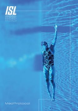 MEDPROTOCOL - INTERNATIONAL SWIMMING LEAGUE