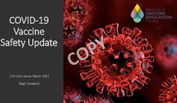 COVID-19 Vaccine Safety Update - CVU mini-series March 2021 Nigel Crawford