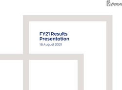FY21 Results Presentation - 18 August 2021 - Bell Direct
