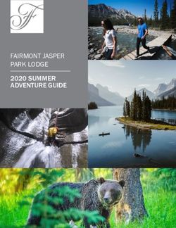 FAIRMONT JASPER PARK LODGE - 2020 SUMMER ADVENTURE GUIDE