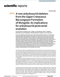 A new ankylosaurid skeleton from the Upper Cretaceous Baruungoyot Formation of Mongolia: its implications for ankylosaurid postcranial evolution ...
