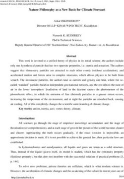 Nature Philosophy as a New Basis for Climate Forecast