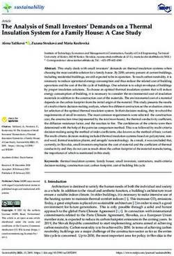 The Analysis of Small Investors' Demands on a Thermal Insulation System for a Family House: A Case Study