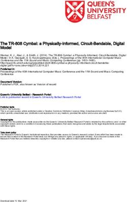 The TR-808 Cymbal: a Physically-Informed, Circuit-Bendable, Digital Model - Queen's University Belfast