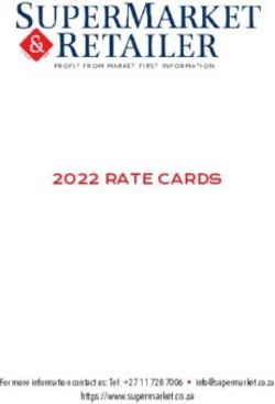 2022 RATE CARDS For more information contact us: Tel: +27 11 728 7006 - Supermarket & ...