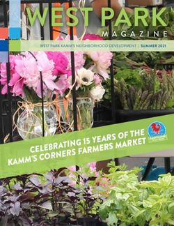 WEST PARK - KAMM'S CORNERS FARMERS MARKET
