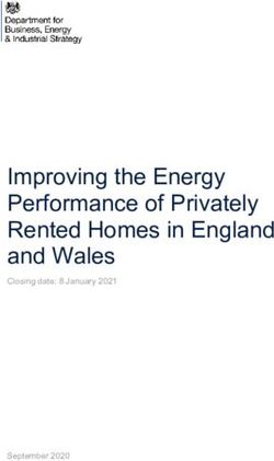Improving the Energy Performance of Privately Rented Homes in England and Wales - Closing date: 8 January 2021 - September 2020