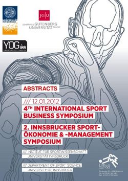 ABSTRACTS - Universit&auml;t Innsbruck