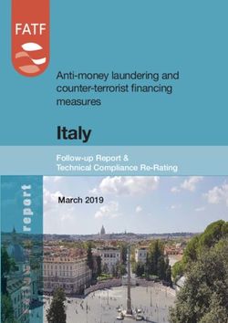Italy Anti-money laundering and counter-terrorist financing measures - MMMMMMMMMMMMMMaaaaaaaarrrrrrrrrrrrcccchh 2019 - Dipartimento del Tesoro