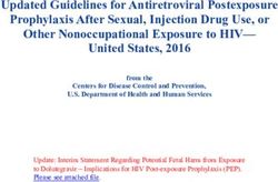 Updated Guidelines for Antiretroviral Postexposure Prophylaxis After Sexual, Injection Drug Use, or - CDC