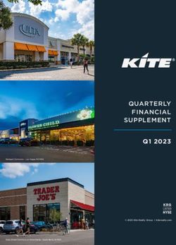 QUARTERLY FINANCIAL SUPPLEMENT - Q1 2023