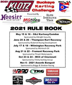 2021 RULE BOOK - Buckeye Karting Challenge
