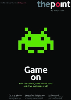 Game on How to have fun, develop new skills and drive business growth - Bridgepoint