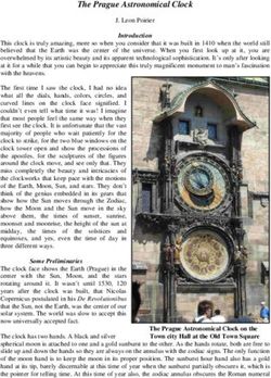 The Prague Astronomical Clock