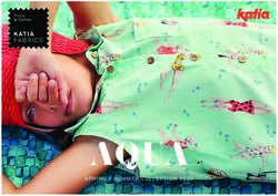 AQUA SPRING / SUMMER COLLEC TION 2020 - Senza Limits