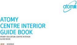 ATOMY CENTRE INTERIOR GUIDE BOOK - ATOMY EDUCATION CENTRE INTERIOR GUIDE BOOK OCEANIA