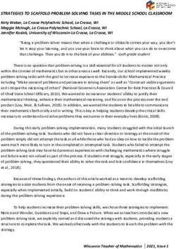 STRATEGIES TO SCAFFOLD PROBLEM-SOLVING TASKS IN THE MIDDLE SCHOOL CLASSROOM - Wisconsin ...