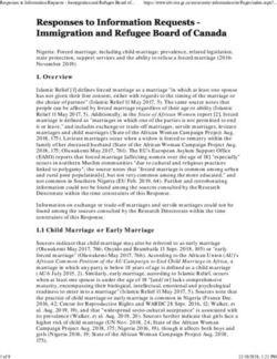 Overview - Immigration and ...