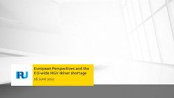 European Perspectives and the EU-wide HGV driver shortage - 16 June 2021