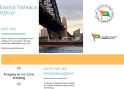 Electro Technical Officer - JUNE 2021 - Great Eastern Academy