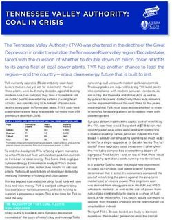TENNESSEE VALLEY AUTHORITY: COAL IN CRISIS - Sierra ...