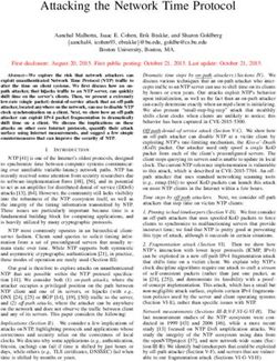 Attacking the Network Time Protocol