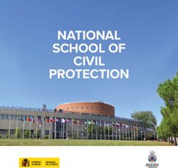 NATIONAL SCHOOL OF PROTECTION CIVIL - European Commission