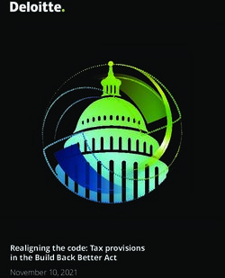 Realigning the code: Tax provisions in the Build Back Better Act - November 10, 2021