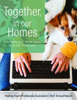 Together, in our REACHING OUT FROM HOME HEALING TOGETHER - Healing Touch Professional Association